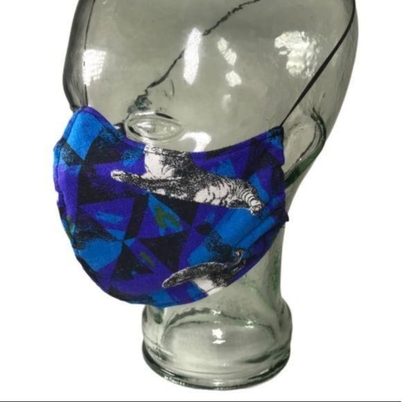 4pk Cotton Masks Leopard, Geo, Black, Trop… - Picture 6 of 9